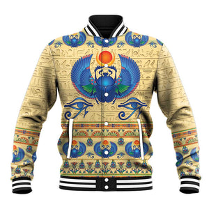 Ancient Egypt Scarab Beetle Baseball Jacket