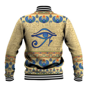 Ancient Egypt Scarab Beetle Baseball Jacket