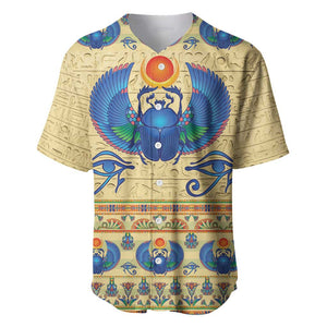 Ancient Egypt Scarab Beetle Baseball Jersey