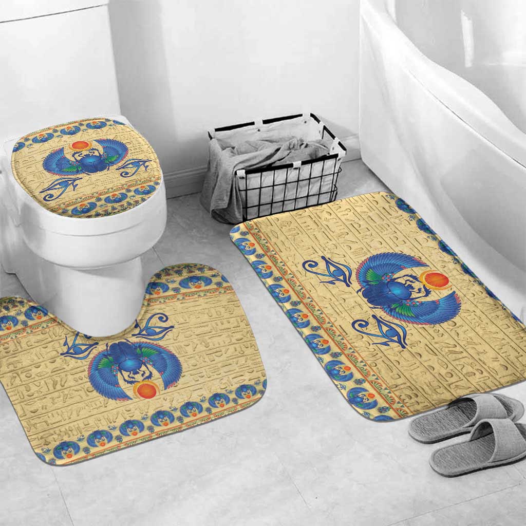 Ancient Egypt Scarab Beetle Bathroom Set