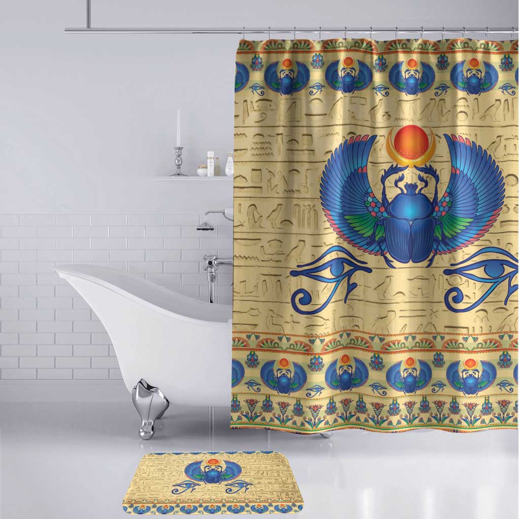 Ancient Egypt Scarab Beetle Bathroom Set