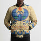 Ancient Egypt Scarab Beetle Bomber Puffer Jacket