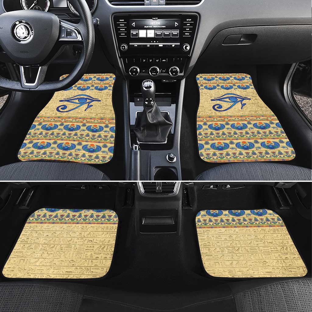 Ancient Egypt Scarab Beetle Car Mats