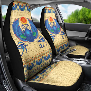 Ancient Egypt Scarab Beetle Car Seat Cover