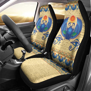 Ancient Egypt Scarab Beetle Car Seat Cover