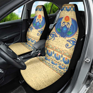 Ancient Egypt Scarab Beetle Car Seat Cover