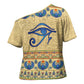 Ancient Egypt Scarab Beetle Cross Shoulder Shirt