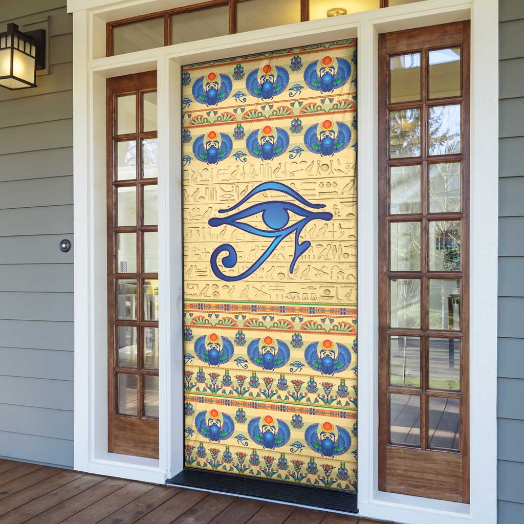 Ancient Egypt Scarab Beetle Door Cover