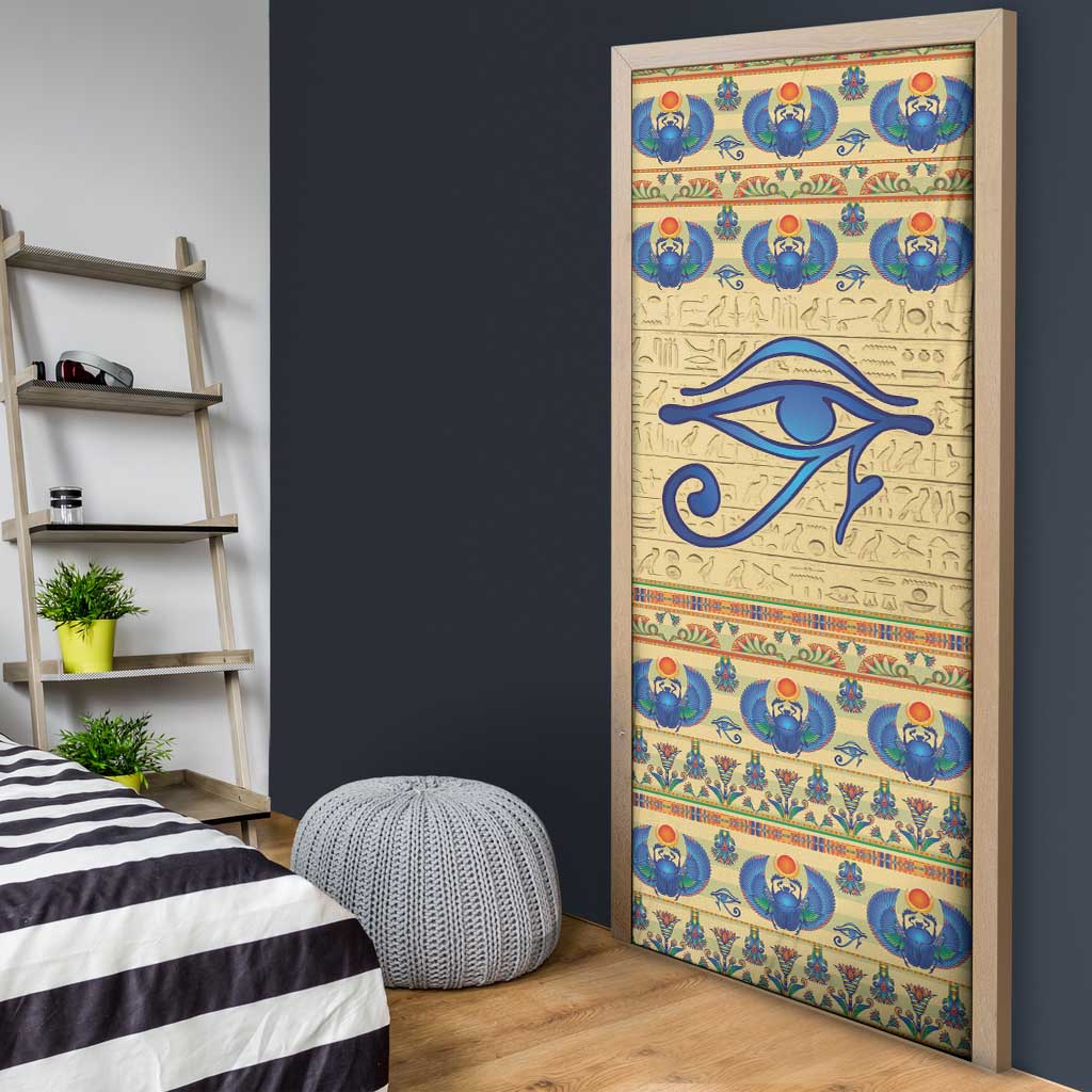 Ancient Egypt Scarab Beetle Door Cover