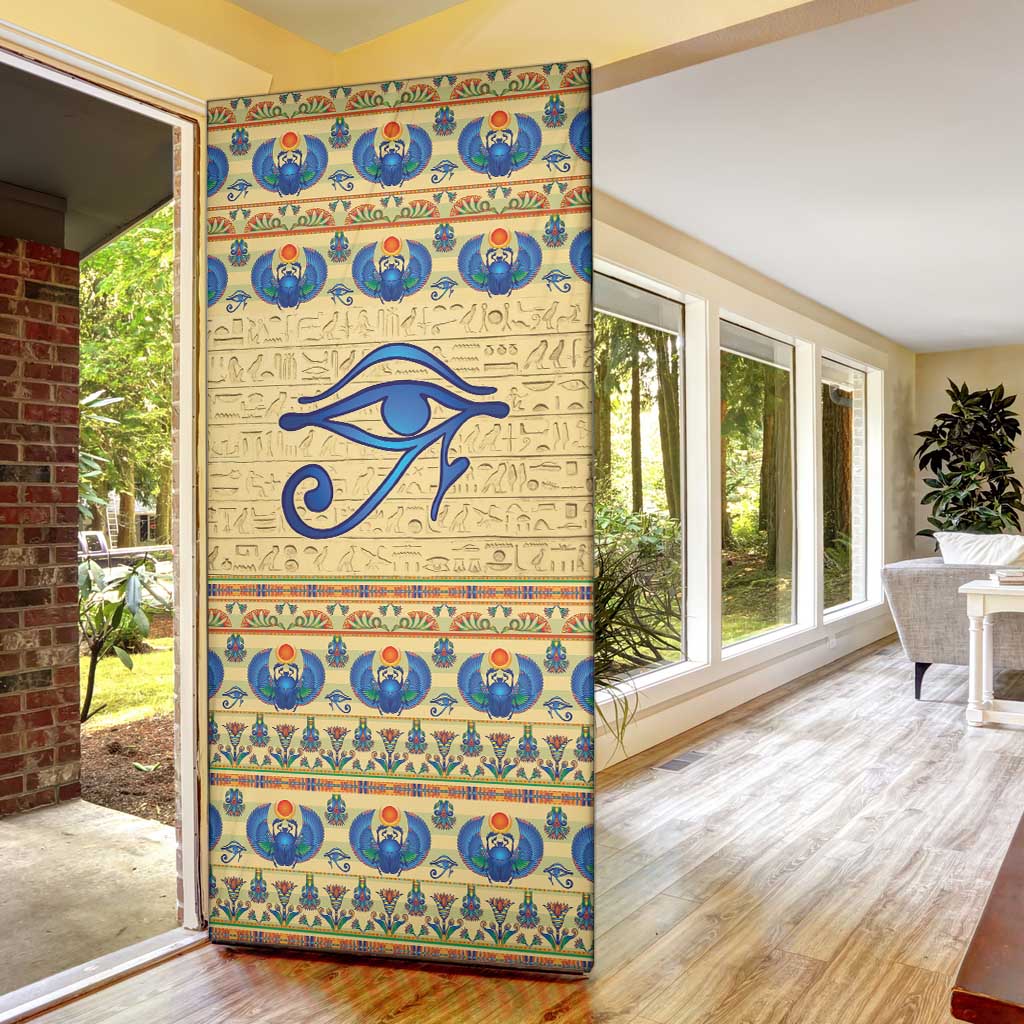 Ancient Egypt Scarab Beetle Door Cover