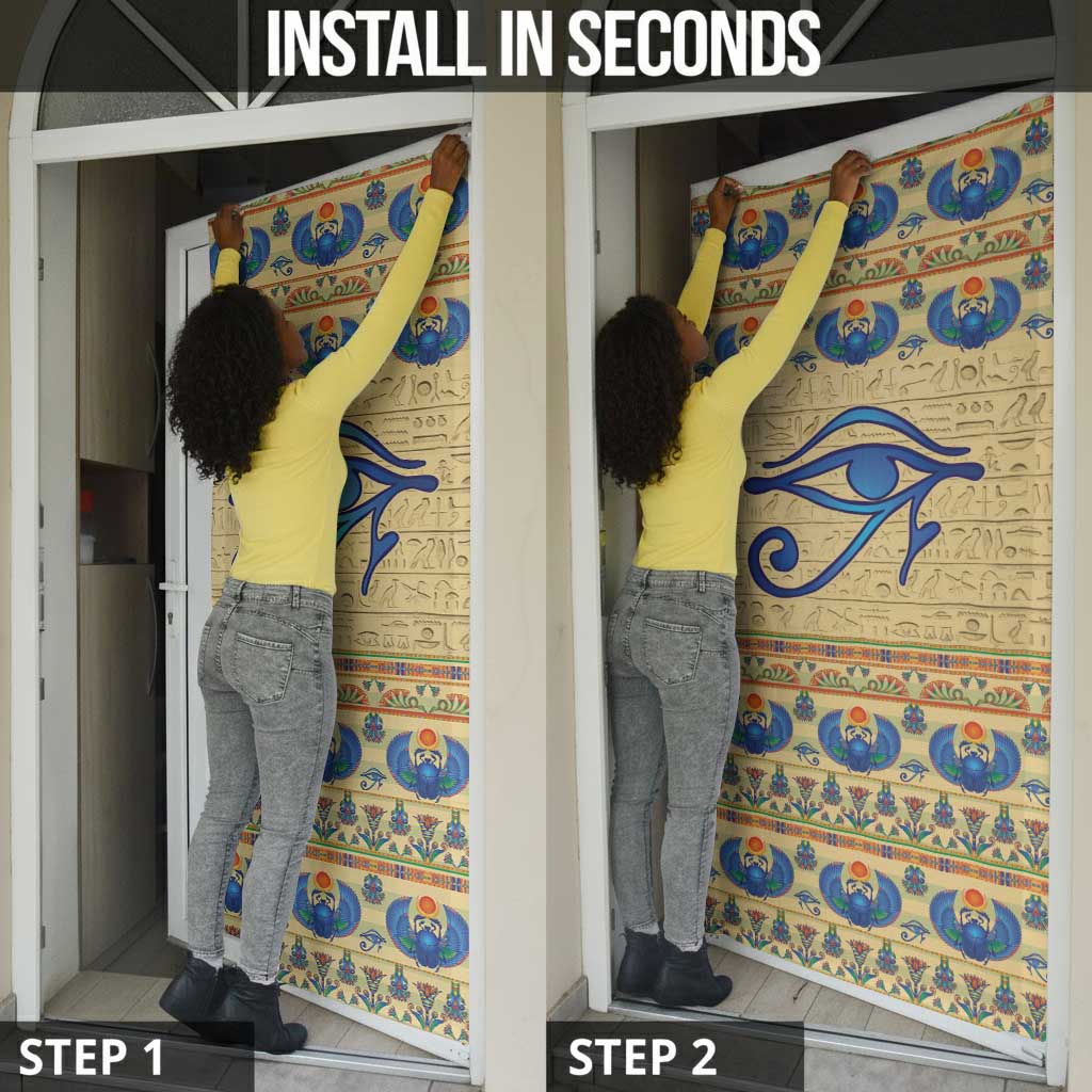 Ancient Egypt Scarab Beetle Door Cover