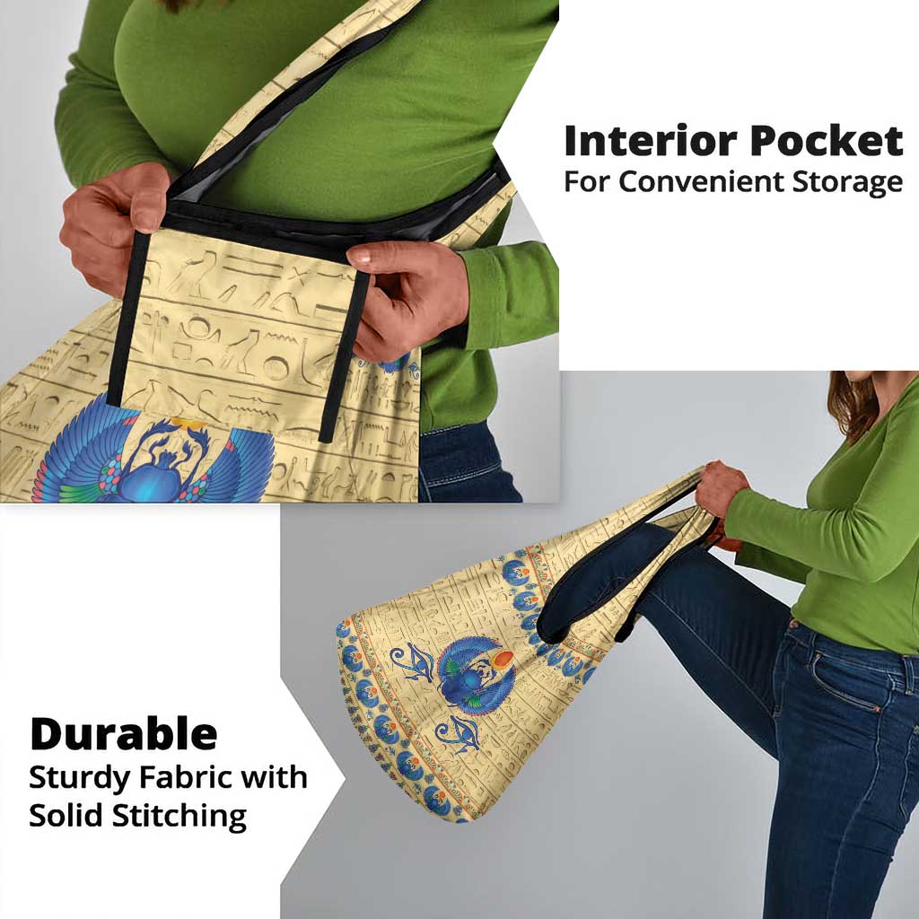Ancient Egypt Scarab Beetle Grocery Bag