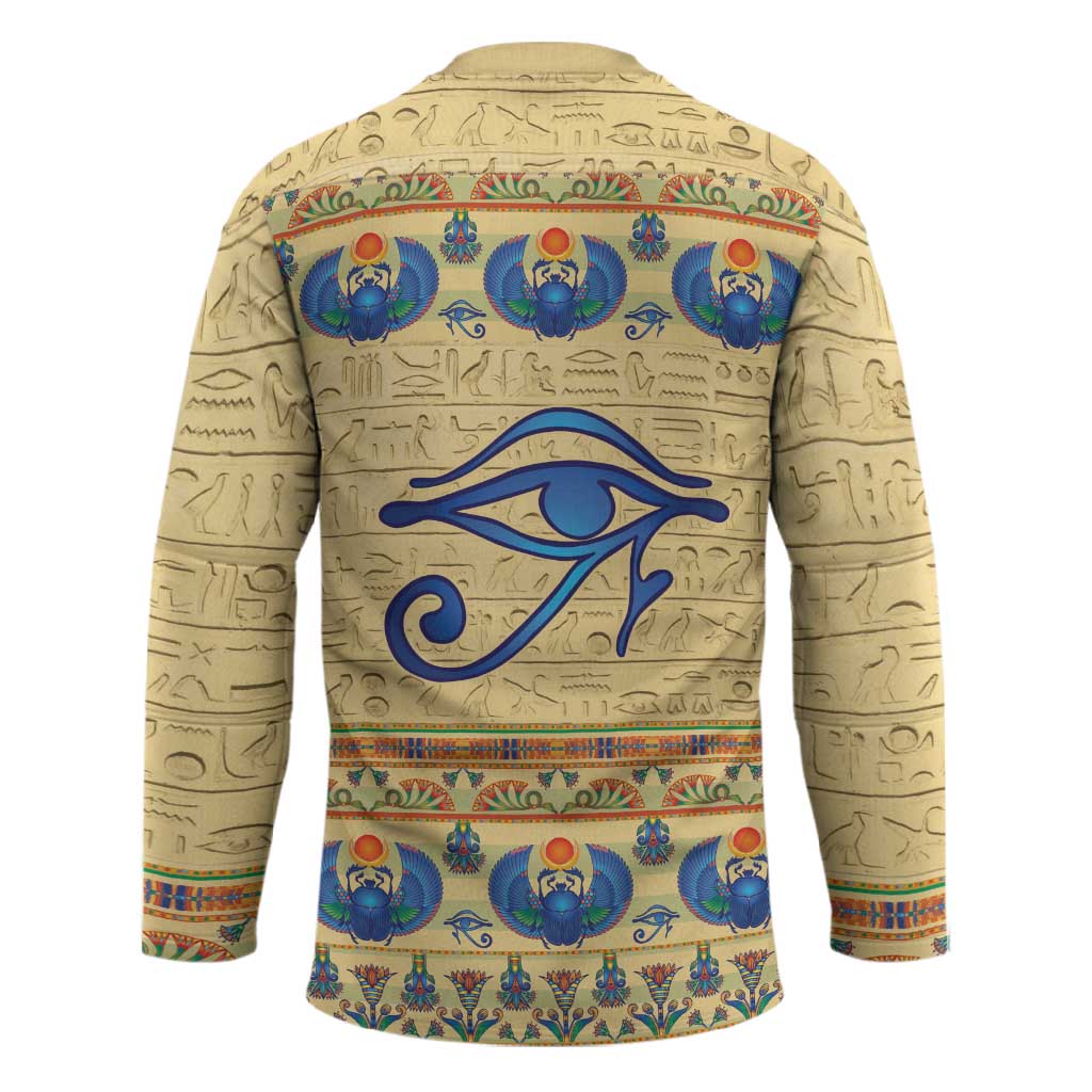 Ancient Egypt Scarab Beetle Hockey Jersey