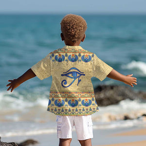 Ancient Egypt Scarab Beetle Kid Hawaiian Shirt