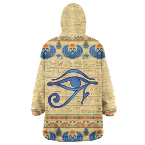 Ancient Egypt Scarab Beetle Kid Wearable Blanket Hoodie