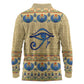 Ancient Egypt Scarab Beetle Long Sleeve Polo Shirt