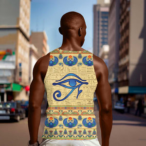 Ancient Egypt Scarab Beetle Men Tank Top