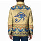 Ancient Egypt Scarab Beetle Padded Jacket
