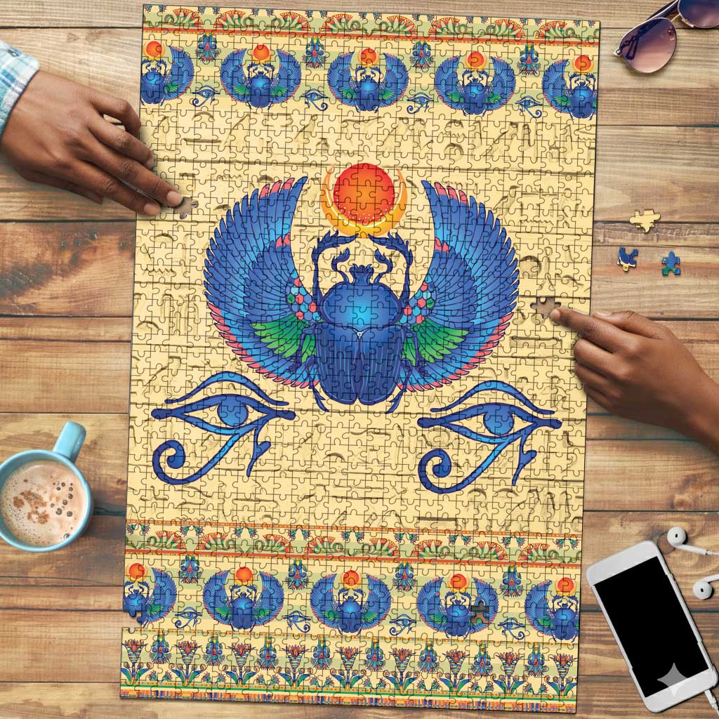 Ancient Egypt Scarab Beetle Puzzle
