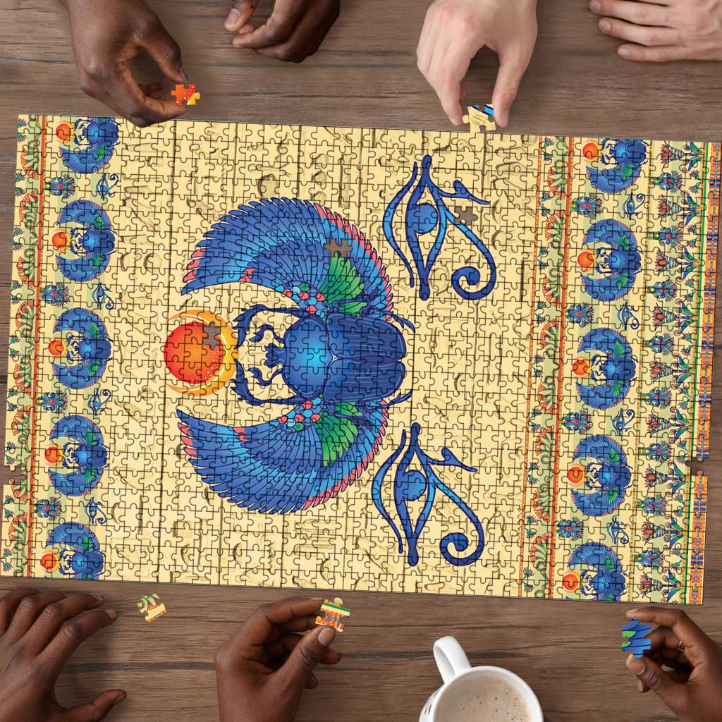 Ancient Egypt Scarab Beetle Puzzle