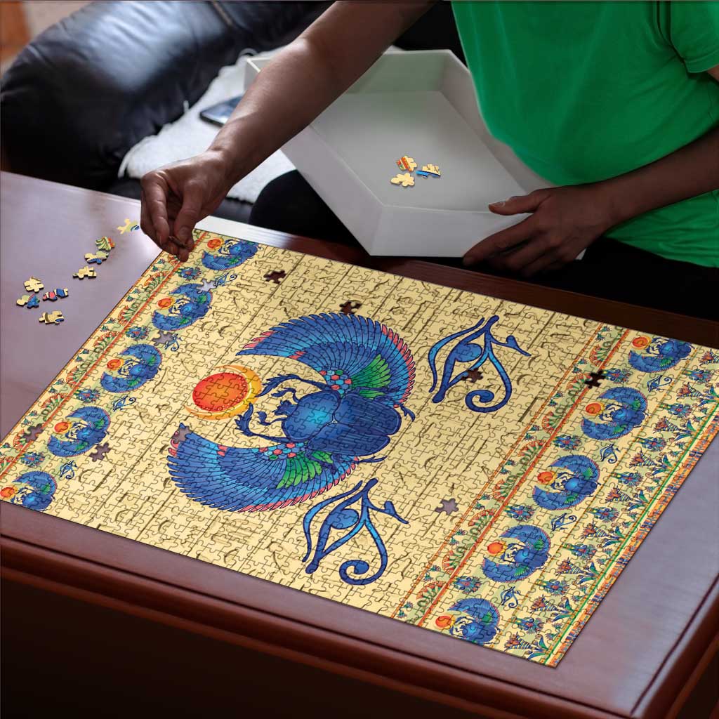 Ancient Egypt Scarab Beetle Puzzle