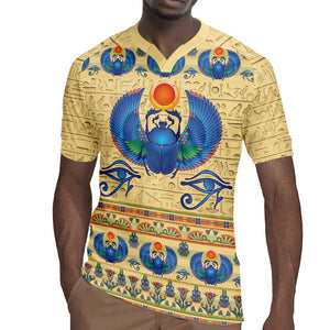 Ancient Egypt Scarab Beetle Rugby Jersey