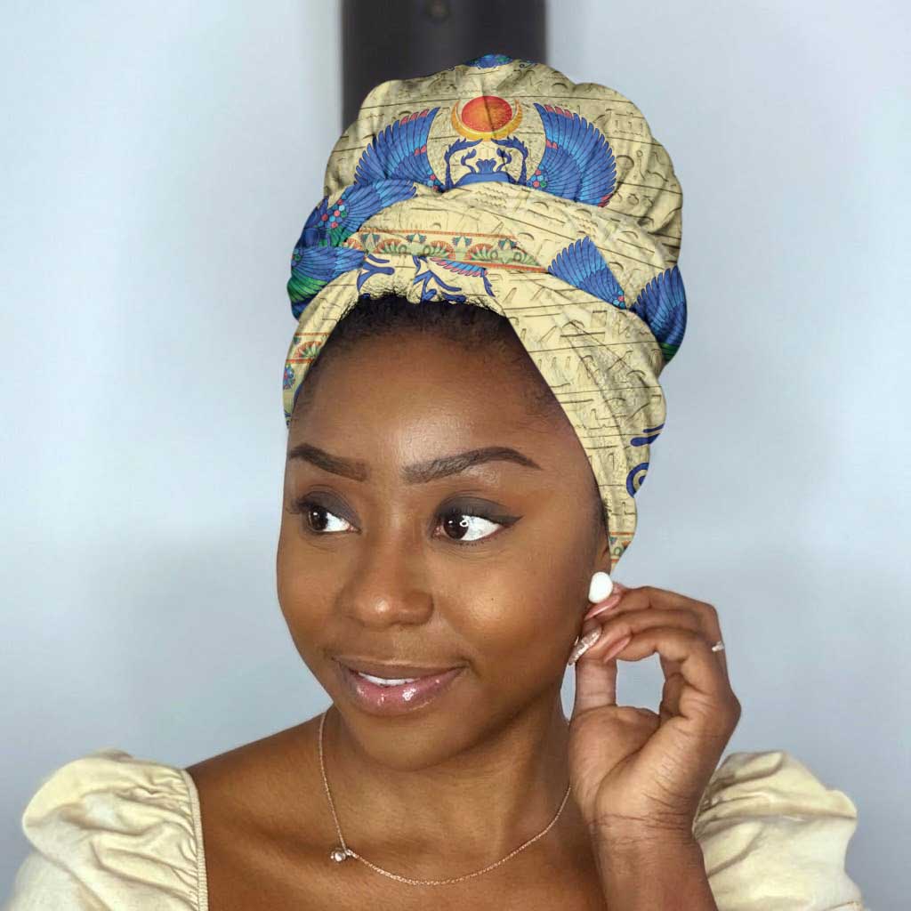 Ancient Egypt Scarab Beetle Simple Headwrap