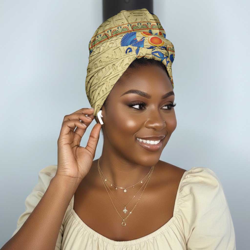 Ancient Egypt Scarab Beetle Simple Headwrap