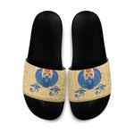 Ancient Egypt Scarab Beetle Slide Sandals