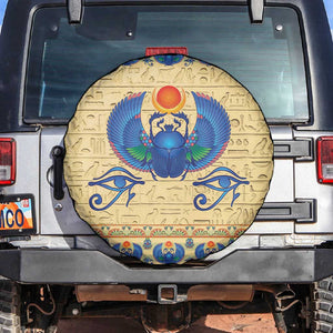 Ancient Egypt Scarab Beetle Spare Tire Cover