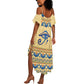 Ancient Egypt Scarab Beetle Summer Maxi Dress