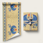 Ancient Egypt Scarab Beetle Wrapping Paper - African Pride