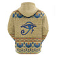 Ancient Egypt Scarab Beetle Zip Hoodie