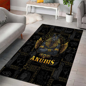 Anubis Egyptian God of Death Area Rug