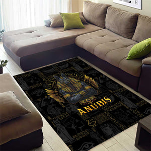 Anubis Egyptian God of Death Area Rug