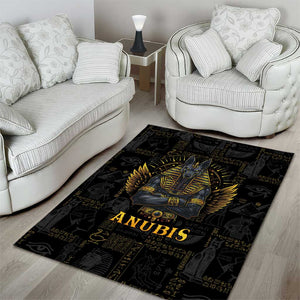 Anubis Egyptian God of Death Area Rug