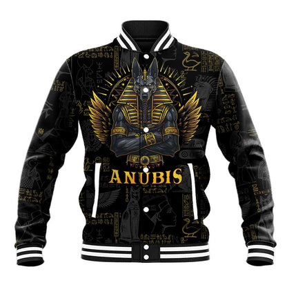Anubis Egyptian God of Death Baseball Jacket