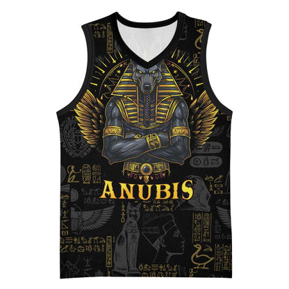 Anubis Egyptian God of Death Basketball Jersey LT9