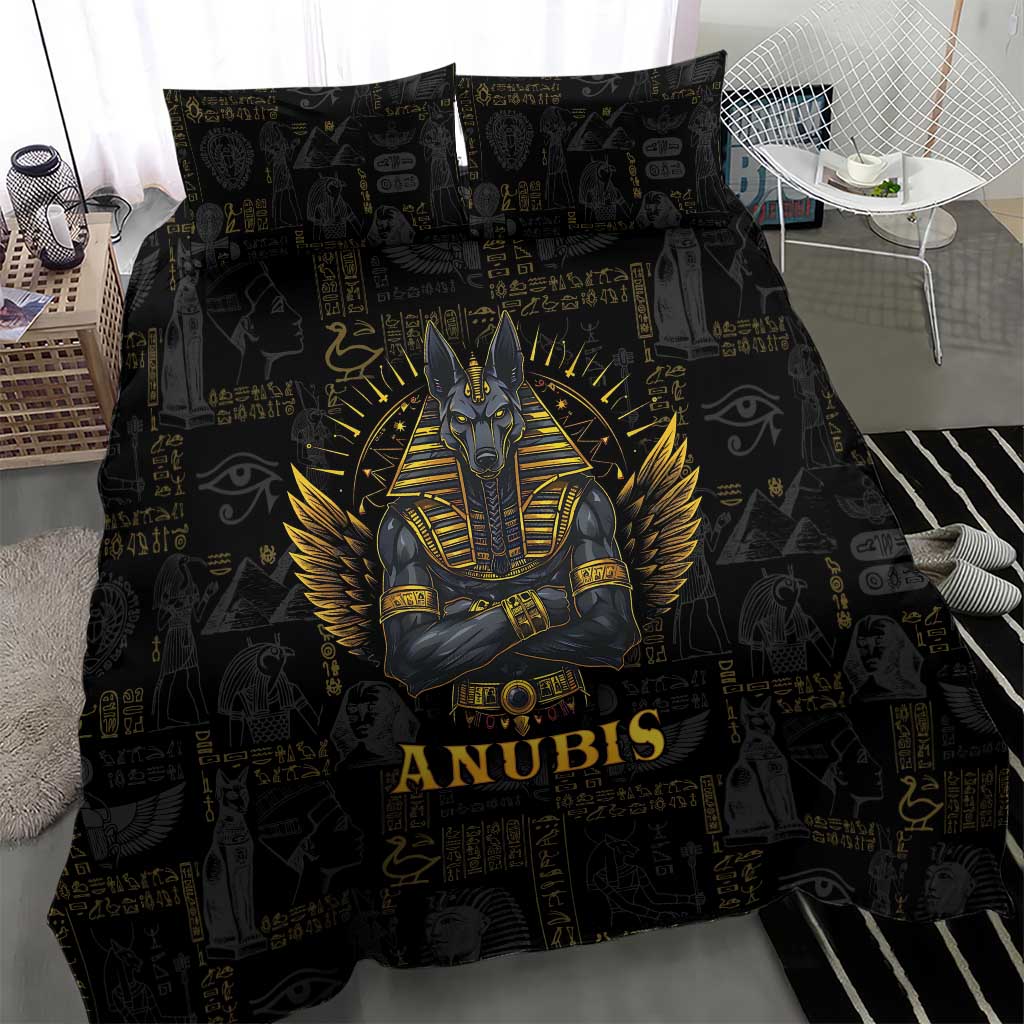 Anubis Egyptian God of Death Bedding Set
