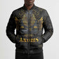 Anubis Egyptian God of Death Bomber Puffer Jacket