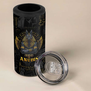 Anubis Egyptian God of Death 4 in 1 Can Cooler Tumbler