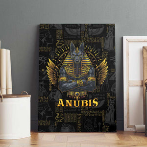 Anubis Egyptian God of Death Canvas Wall Art