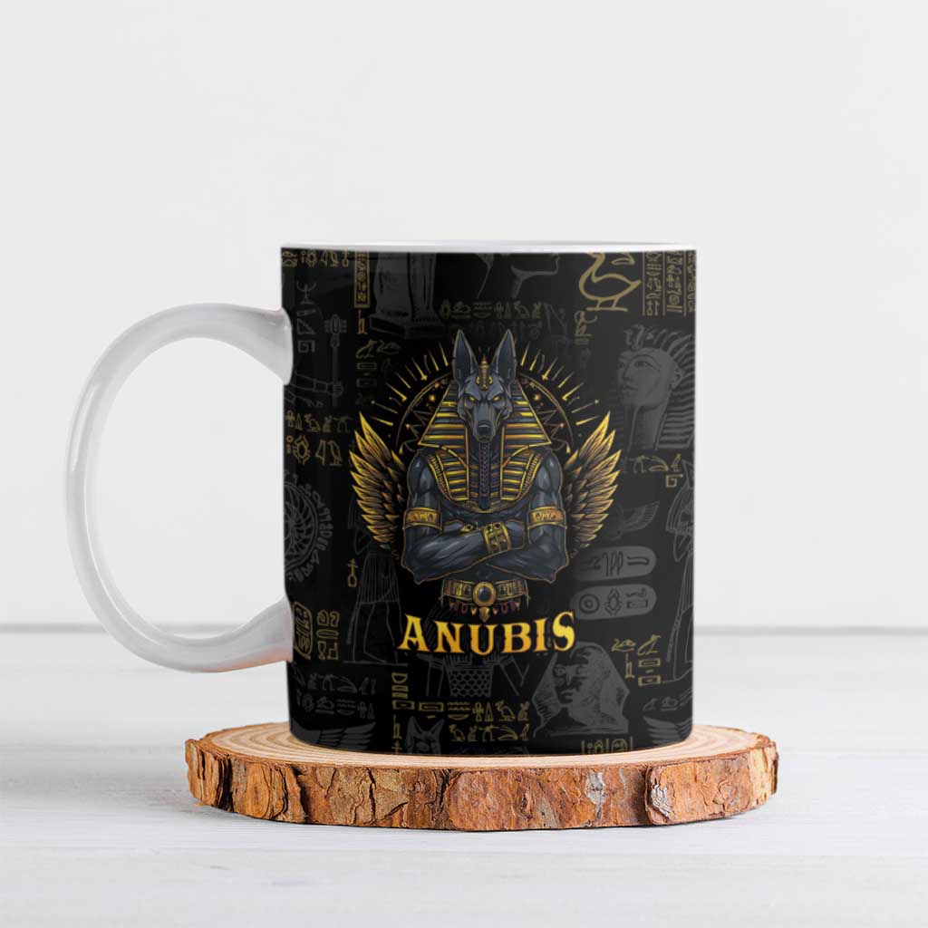 Anubis Egyptian God of Death Ceramic Mug