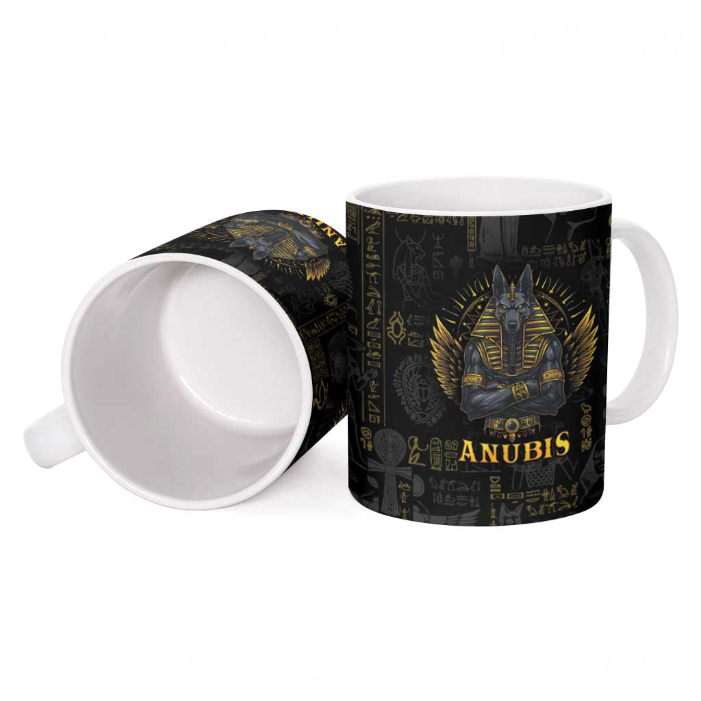 Anubis Egyptian God of Death Ceramic Mug