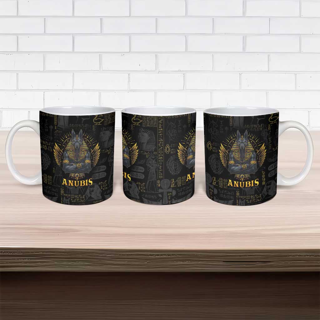 Anubis Egyptian God of Death Ceramic Mug