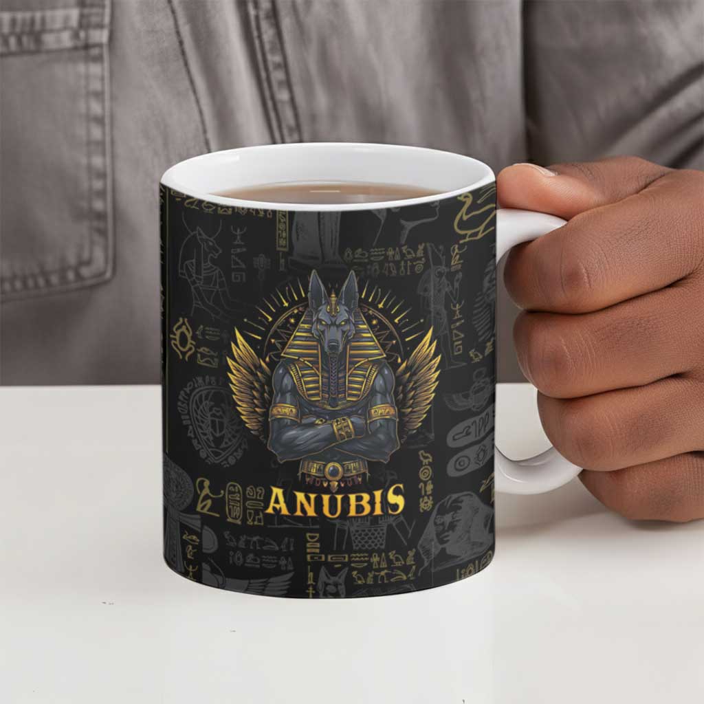 Anubis Egyptian God of Death Ceramic Mug