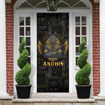 Anubis Egyptian God of Death Door Cover