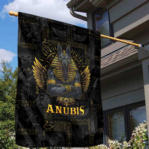 Anubis Egyptian God of Death Garden Flag