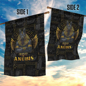 Anubis Egyptian God of Death Garden Flag