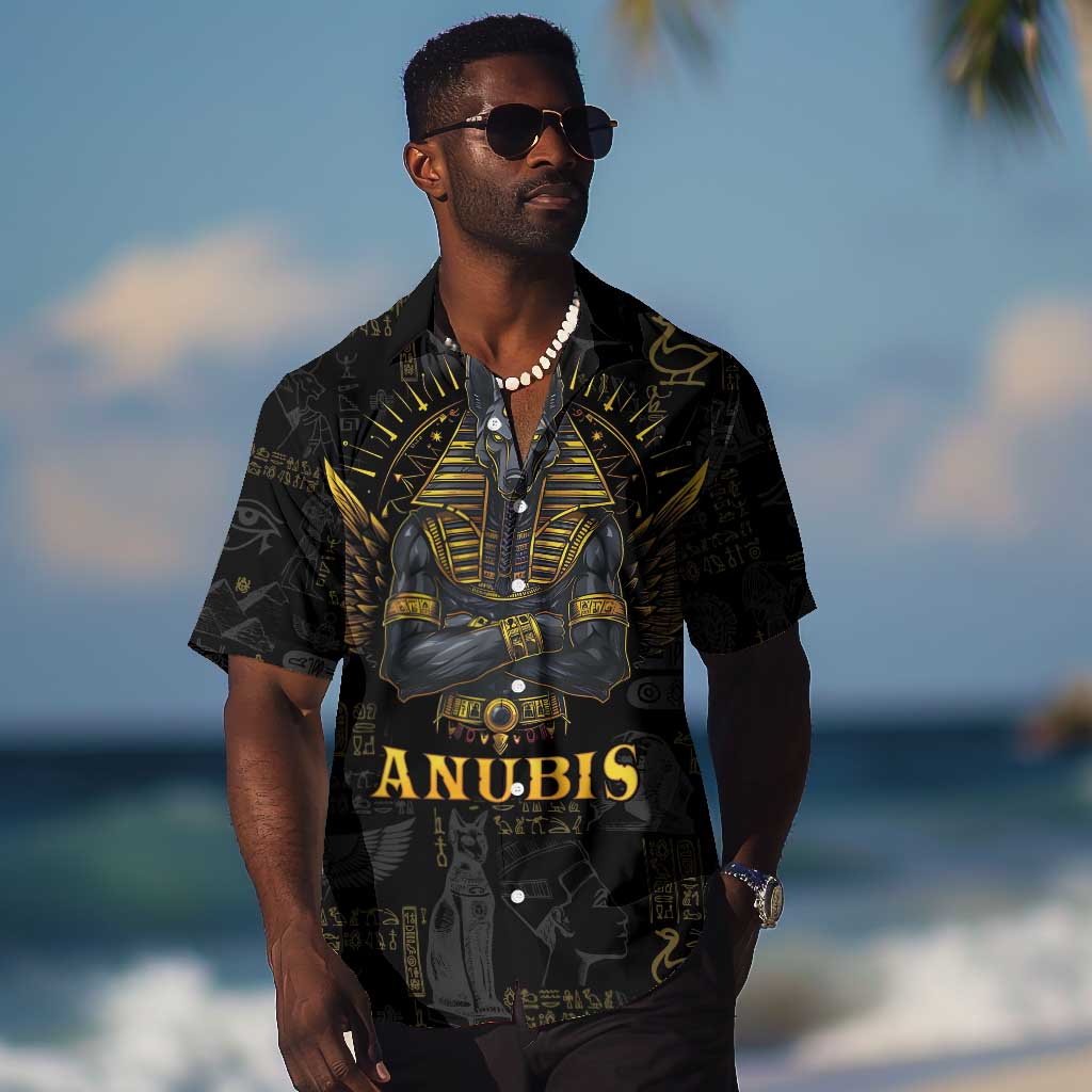 Anubis Egyptian God of Death Hawaiian Shirt